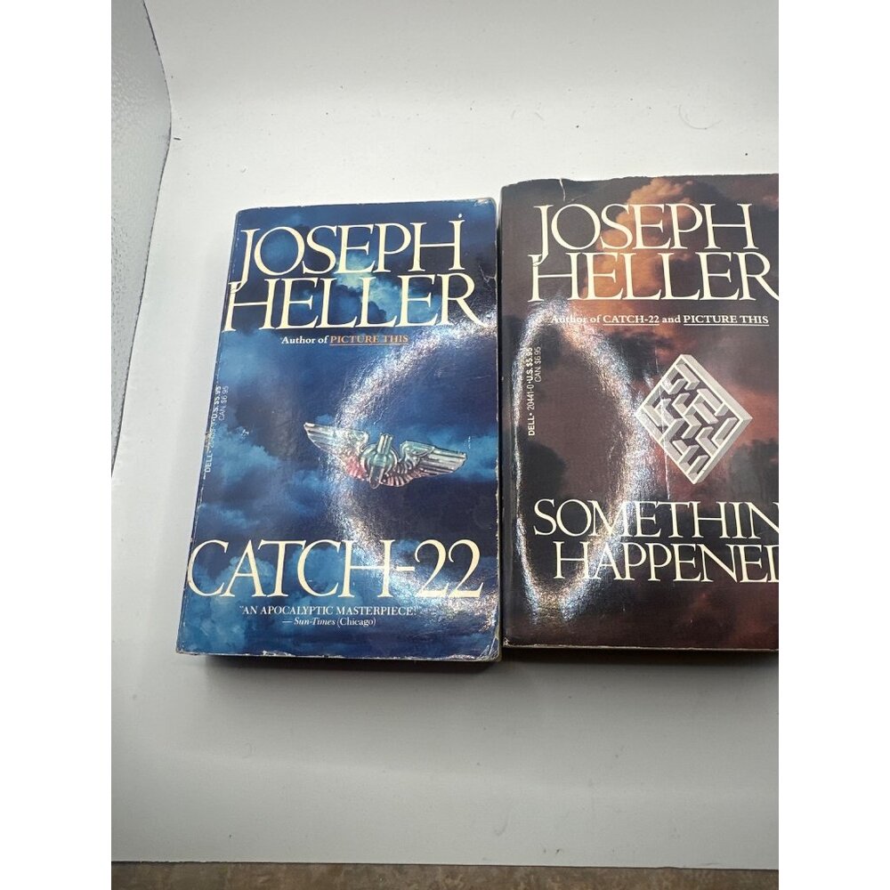 Catch-22 & Something Happened By Joseph Heller Paperback Set 1990 Laurel Edition